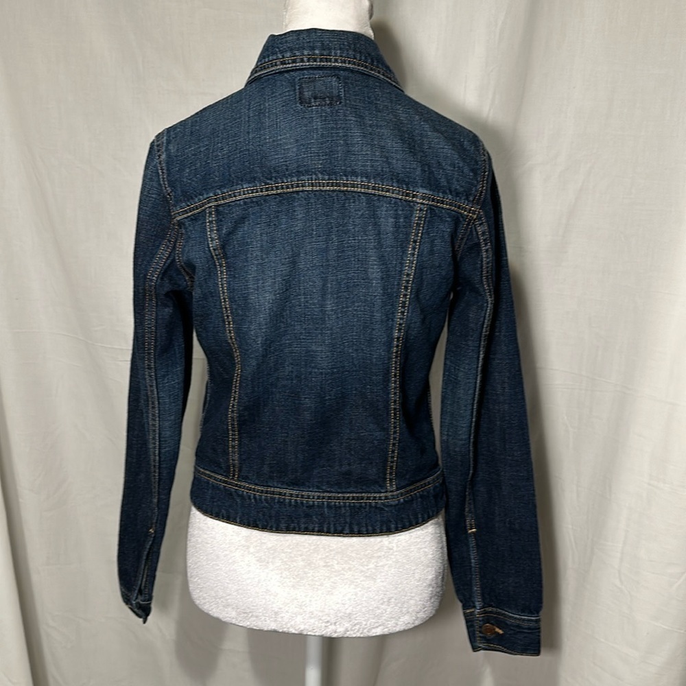 Classic American Eagle Button Down Denim Jacket S… - image 2